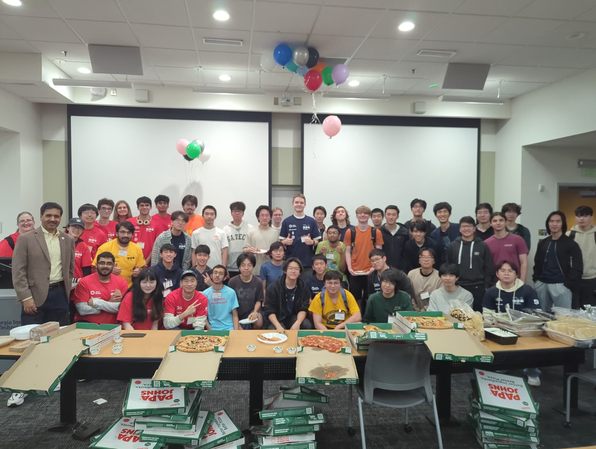 Georgia Tech ICPC team at a regional contest